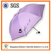 OEM/ODM Factory Wholesale Parasol Print Logo 3-folded umbrellas